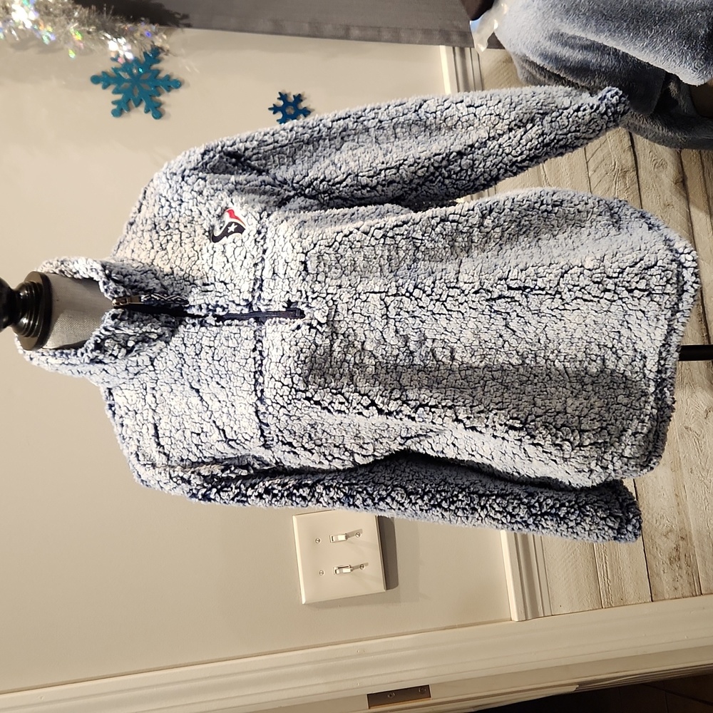 G-III 4her by Carl Banks Houston Texans Women's sz S Sherpa Pullover